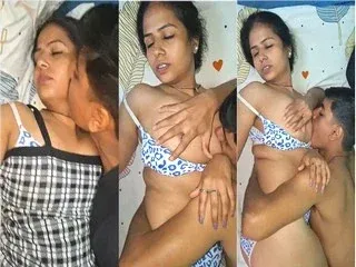 Leaked Desi Bhabhi Threesome Sex With Two Hard Cocks
