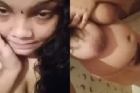 South Indian wife makes her own nude MMS