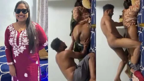 Cuck Hubby Films His Big Ass Tamil Wife Getting Fucked Hard by Lover