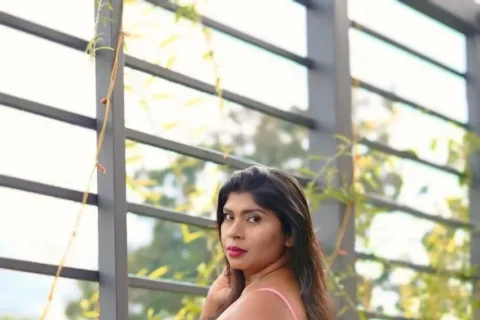 Actress Nandana Krishnan Semi Nude Gives Oily Dick Massage and Doggy Style Fucking
