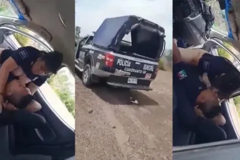 Guy Secretely Cops are fucking in car in an abandoned field Viral