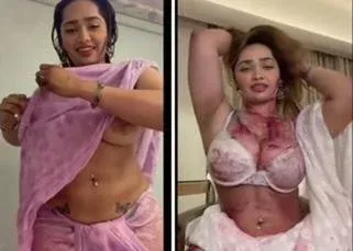 Aditi Mistry Nude Holi Live Spreads Colors on Her Boobs Ass Finale