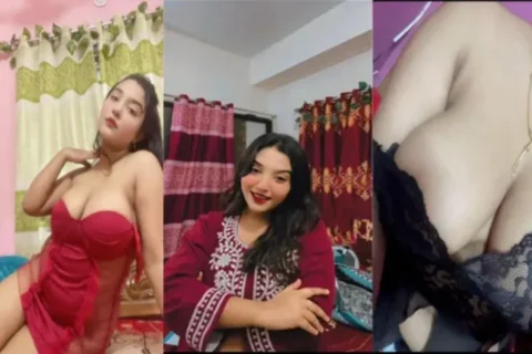 Bengali Babe Pressing Boobs Showing Pussy