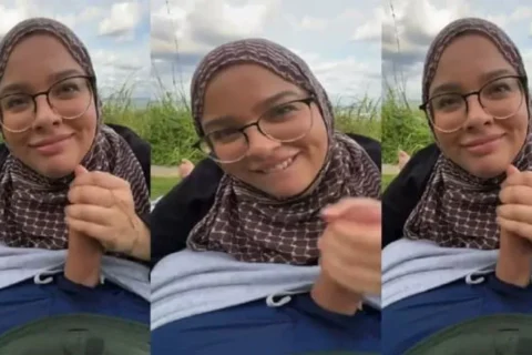 Hijabi Mom Sucking Big Cock Fuck in Public Park