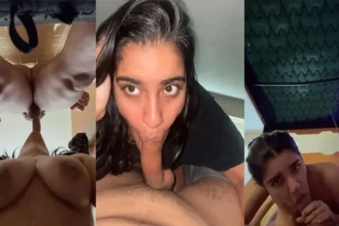 Pretty Girl Giving Blowjob Like a Pro Nri