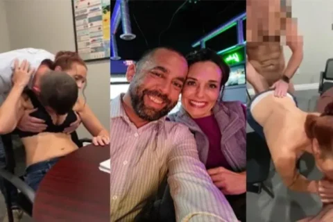 Invites Mom Have Threesome in an Office Building