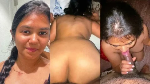 Horny Tamil Girlfriend Leaked MMS Blowjob And Hard Doggy Sex