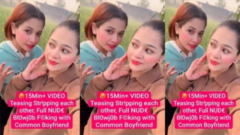 Two Horny Desi Girl Trending Viral Blowjob Fucking Common Boyfriend