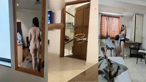 Sexy Indian Wife Taking Parcel From Delivery Boy Free Waching