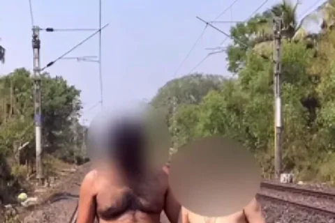 Viral Indian Couple Fucking Naked On Railway Tracks Full Leaked Sex Tape