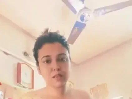Nude Desi Babe Oils Up Her Boobs Pressing Them And Teases Hard Nipples Close Up