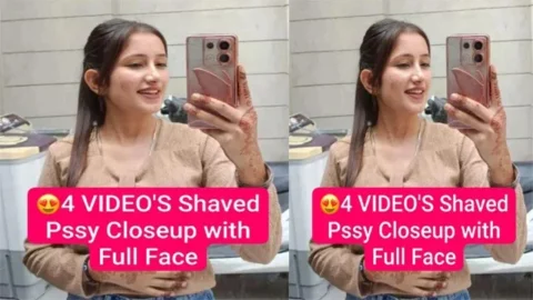 Beautiful Punjabi GF Latest Most Exclusive Viral Stuff Shaved Pssy Closeup with Full Face