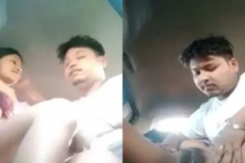 Assamese lovers enjoying sex inside car