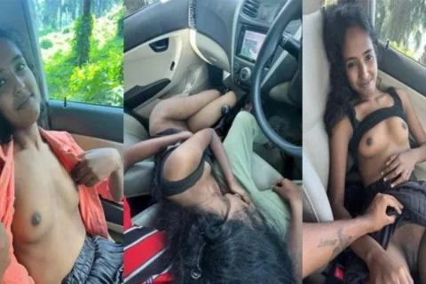 Mallu Young Slim GF Secret Car Sex Captured