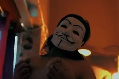 Hacker Girl Strips Off Panty And Teases With Her Full Nude Boobs Getting Pressed Sex Video