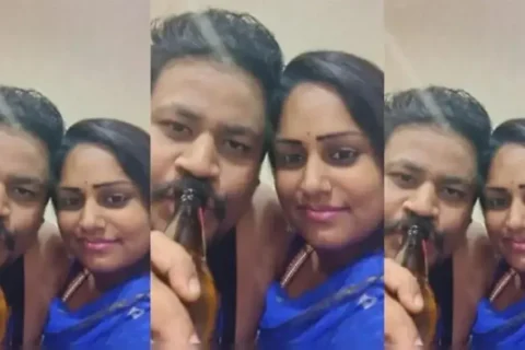 Desi Bhabhi Ka Drunk MMS Viral Private Romance Leaked Sex Video
