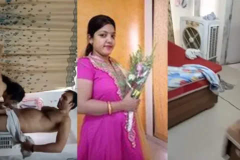 Real Indian cuckold wife Fucked infront of husband Sex Video XXX