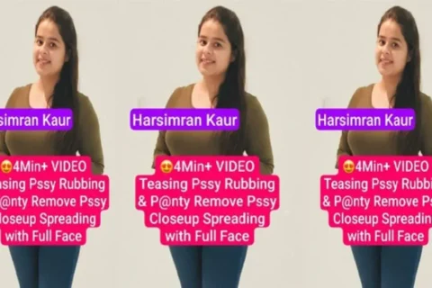 Harsimran Kaur Instagram Model Most Exclusive Premium Live Cute Smile Teasing Sex Video XXX