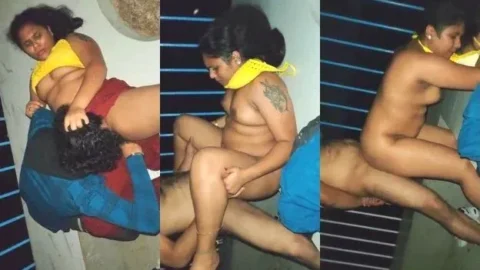 Leaked Mallu Aunty Blowjob and Hard Bathroom Fucking with Curvy Body
