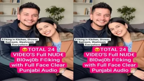 Horny Desi Couples Trending Viral Blowjob Fucking With Full Face Clear Punjabi Audio