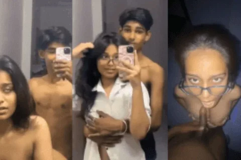 Cute Chashmish Girl s Wild Side Leaked Passionate Mirror Fuck Messy Masturbation