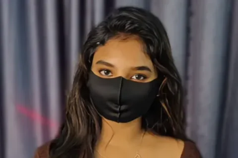 Famous Insta Masked Girl Zugerlips Stripping Saree Exposing Tight Boobs And Horny Moves Sex Video