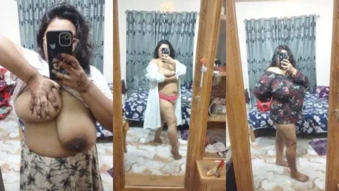 Desi BBW Girlfriend Leaked Video Shows Off Her Massive Boobs and Big Ass