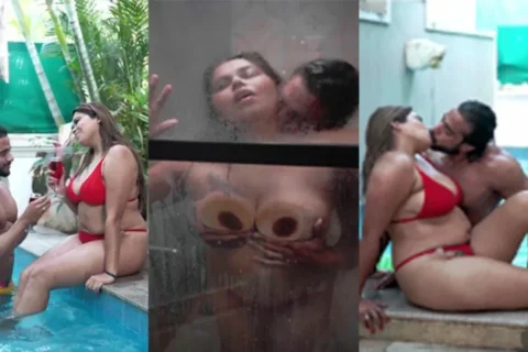 Preeti Puneet Enjoyed By Dude In The Pool App Content