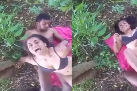 GF Fucked In Jungle Viral XXX Indian Outdoor