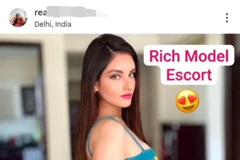 Beautiful Instagram Escort Model Teases Her Ass and Gives Deep Throat Blowjob Sex Video