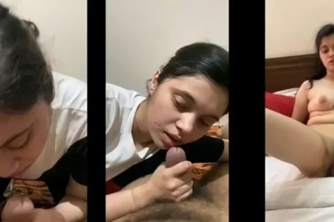 Cute Indian Girl Sucking Dick And Fucking