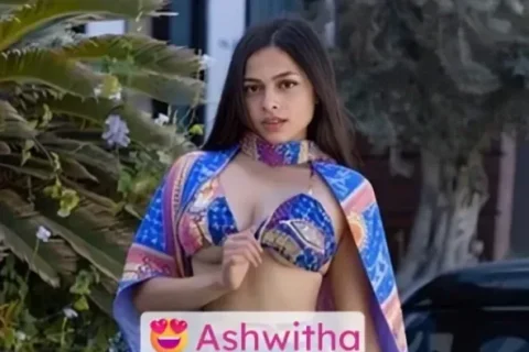 Ashwitha Nude on Bed Ready to Get Fucked Giving Mind Blowing Blowjob and Creampie on Face Sex Video