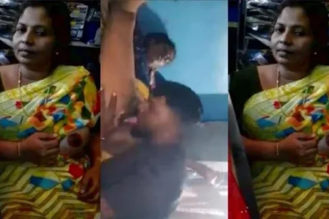 Indian Shop Maid Aunty Pussy Licked Fucking With Owner