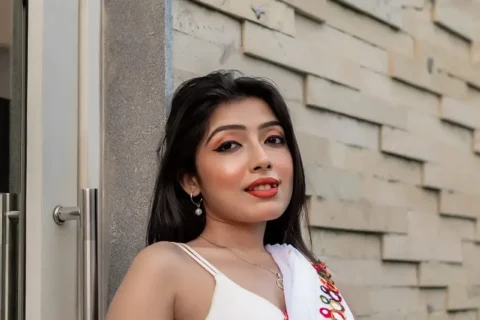 Misti Halder Strips Nude Pressing Boobs and Spreading Ass for Closeup Pussy Show Sex Video