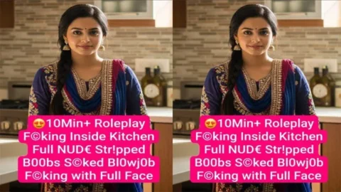 Beautiful Fitness Influencer Roleplay Fucking Inside Kitchen Phone Rings gets