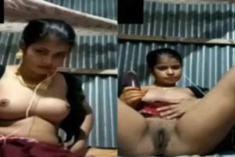 Bengali slum wife getting naughty on cam