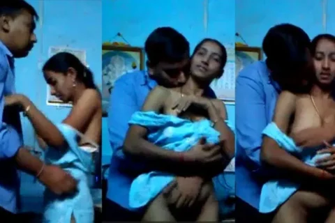 Village Office Sex Tape Lady Caught Fucking