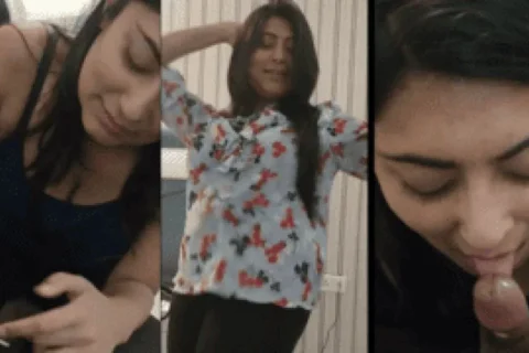 Horny Aunty Does Dirty Dance Sucks Dick When Lover is Not in Mood