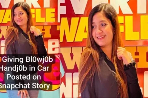 Cute Desi Girl Accidentally Posted Blowjob Handj0b to Boyfriend in Car