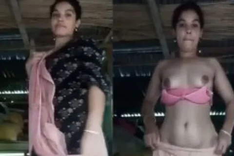 Bangla village wife striptease show