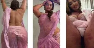 Aditi Mistry Nude Holi Special Live Color on Boobs Ass Part 3