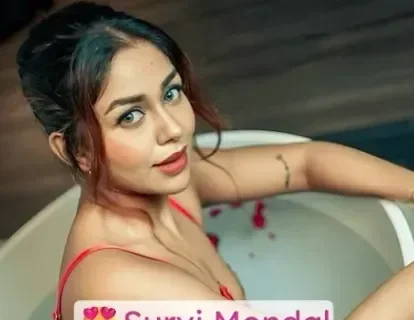 Famous Insta Model Survi Mondal Stripping Nude in Saree, Exposing Boobs and Pussy, Rubbing her Pussy with her Face Sex Video