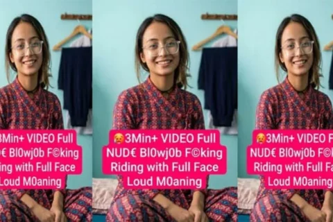 Cute Chashmish Nepali GF Blowjob Fucking Riding with Full Face