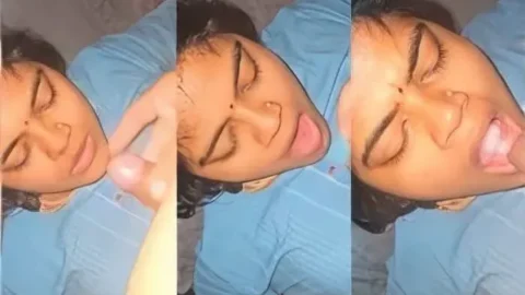 Desi Bhabhi Sloppy Blowjob Hubby Cums All Over Her Mouth Part 2