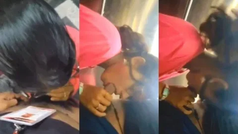 Leaked Desi Girlfriend MMS Giving Sloppy Blowjob To Her Lover