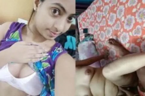 Cute girl threesome Indian mms porn in HD