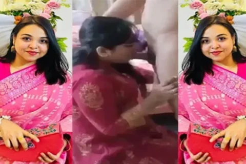Beautiful Big boob Wife Showing Sucking Dick