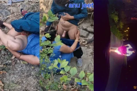 Anuhotwife aka Anujeet 2 Dare Videos Shared In jungle and Walking on Road