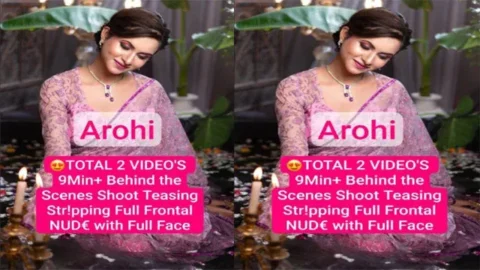 Arohi Instagram Model Teasing Stripping Full Frontal Nude with Full Face