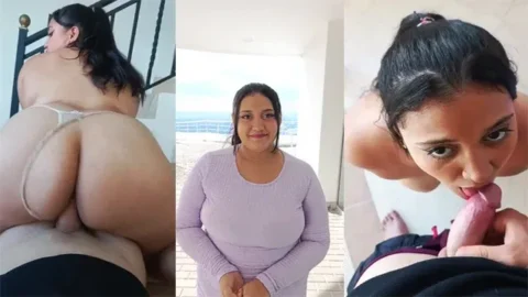 Nri Giving blowjob Fat Ass Babe Fucked